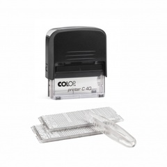 Colop Printer C40 SET - F автоматический самонаборный штамп, русский. 6 строк