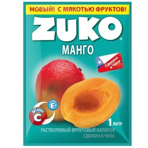 Растворимый напиток Zuko Манго 25 г