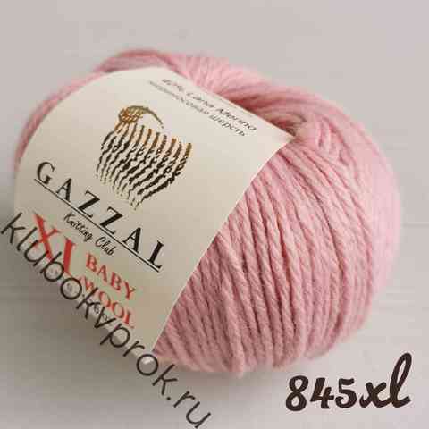 GAZZAL BABY WOOL XL 845, Пыльный розовый