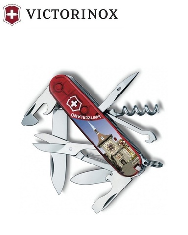 Нож складной Victorinox Climber, 91 mm, Bern (1.3703.TE6)