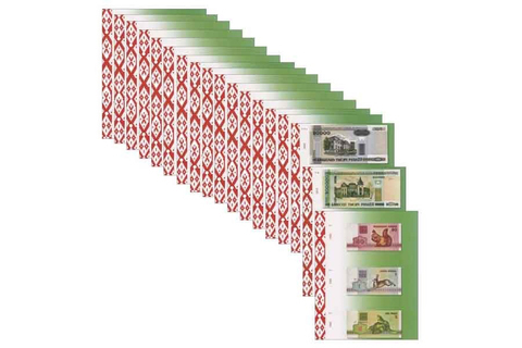 Набор листов с разделителями для банкнот БЕЛОРУССИИ с 1992-2016 г. Optima 200*250 (18 шт.)  (СОМС)