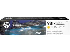 Картридж HP 981X (L0R11A) для PageWide 556dn, 556, 556xh, 586dn, 586, 586f, 586z, желтый (10 000 стр.)