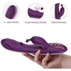 Многофункциональный вибратор-кролик с воздушной стимуляцией