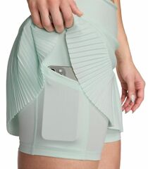 Теннисная юбка Nike Dri-Fit Advantage Pleated Skirt - barely green/barely green/black