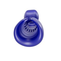 Синий мастурбатор SVibe Evo с вибрацией - 