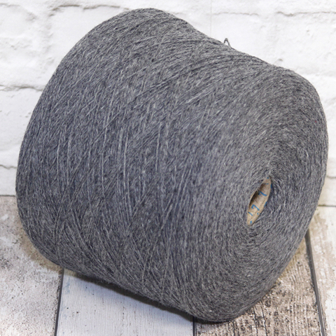 Шерсть 100% KNOLL SUPERSOFT 11,5/2 серый меланж
