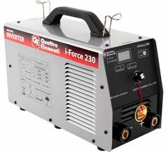 Низкие цены | Аппарат электродной сварки, инвертор QUATTRO ELEMENTI i-FORCE 230 (230A, ПВ 60%, до 5 мм, Дисплей, TIG-Lift, работа от 170В) ПРОФИ