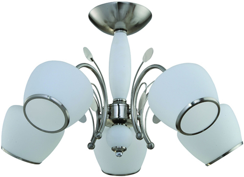 Люстра 842/5PF-Whitechrome