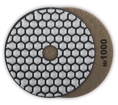 ЗУБР 100 мм, №100, сухое шлифование, алмазный гибкий шлифовальный круг АГШК, Профессионал (29868-1000)