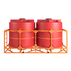 Кассета с полным сливом 2*6000л КАС Политим 12000 л.(4330x2190x2272см;красный) - арт.560814