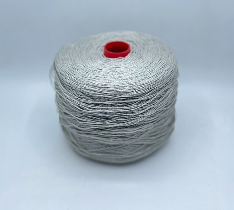 Бобинная пряжа (пр.Италия), art-Canapa, 240м/100гр, 100%Конопля, цвет-Стальной с голубым подтоном,арт.33076