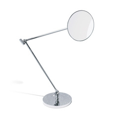 Decor Walther 0102800 Decor Walther Round SPT 70 Косметическое зеркало 13.5xh80.5, настольное, увел. 5x, цвет: хром фото