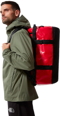 Картинка баул The North Face Base Camp Duffel S Red-Black - 2