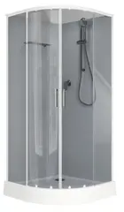 Aquanet 267255 Passion EVO R 90 Душ. кабина 1/4 круга, 900х900 WHITE 4 Набор (267255) фото