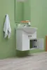Aquanet 212657 Тумба с раковиной Aquanet Ирис 60 белый (1 ящик, 2 дверцы) (212657)