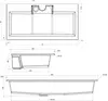 Aquanet 242609 Тумба с раковиной Алвита 90 цв.серый антрацит (242609)