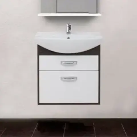 Aquanet 212652 Тумба с раковиной Aquanet Грейс 65 дуб кантербери/белый (2 ящика) (212652)