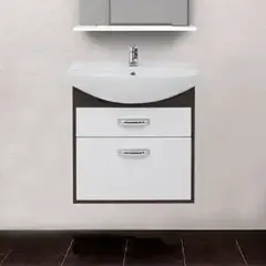 Aquanet 212652 Тумба с раковиной Aquanet Грейс 65 дуб кантербери/белый (2 ящика) (212652) фото