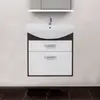 Aquanet 212652 Тумба с раковиной Aquanet Грейс 65 дуб кантербери/белый (2 ящика) (212652)