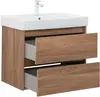 Aquanet 287880 Компл.2 - Тумба Nova Lite 75 2 ящ. цв. дуб шоколадный (287880)