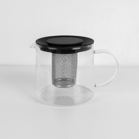 Чайник заварочный Nors, объём: 1500 мл., материалы: боросиликатное стекло, крышка-пластик