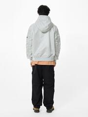 Бомбер Alpha Industries L-2B Hooded Gen II Light Grey (Серый)