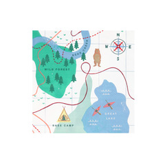 Салфетки большие "Adventure Party" 16 шт.