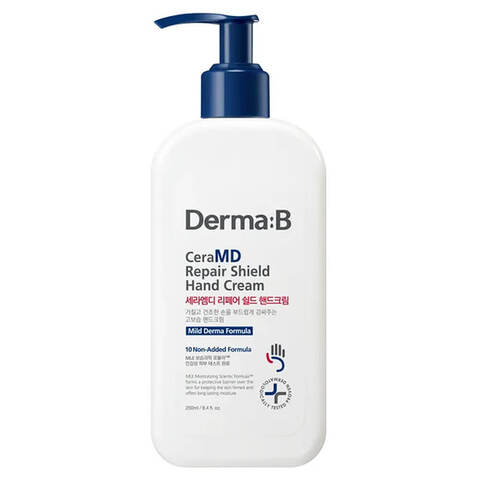 Восстанавливающий крем для рук с церамидами и маслами Derma:B CeraMD Repair Shield Hand Cream, 250мл