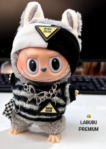Игрушка брелок LABUBU premium MIU MIU