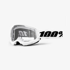 Очки кроссовые 100% Strata 2 White/Clear