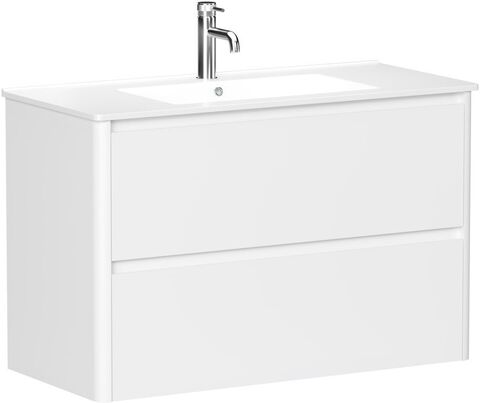 Allen Brau 1.370010.WM 1.370010.WM GRAVITY Тумба 100, 2 ящ., белый матовый (346146)