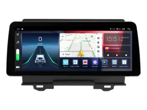 Штатная магнитола для Honda Vezel (2021+) Android 11 4/64GB QLED DSP 4G модель HO-182TS18