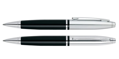 Ручка шариковая Cross Calais Black Chrome (AT0112-2)