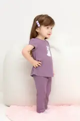 бриджи  для девочки  КР 400597/насыщенный виноград к451