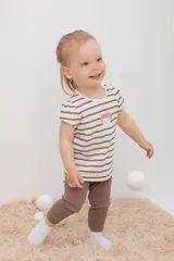 бриджи  для девочки  КР 400597/капучино к413