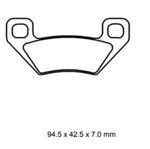 Колодки  G-brake   GM-07088S