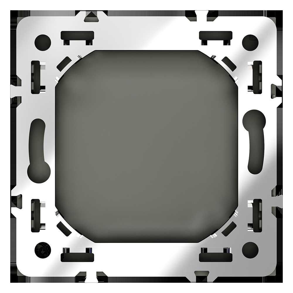 Заглушка Voltum S70 с суппортом, (черный матовый) VLS080108