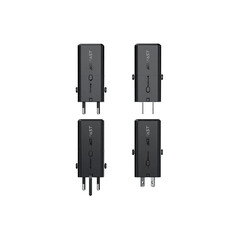 Зарядное устройство ACEFAST Z7 Multifunctional Pd30W Gan Mini Charger, черный