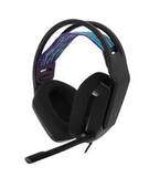 Гарнитура игровая Logitech G335, для компьютера и игровых консолей, шумоподавление, 1x3.5 мм, кабель 2 м, чёрный.