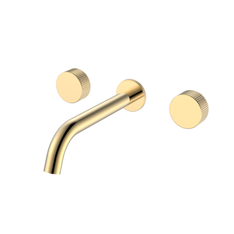 Boheme 152-2-G.3 Смеситель из стены STICK LINEA на 3 отв. GOLD