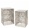 Комплект из 2 столиков Design, серебро