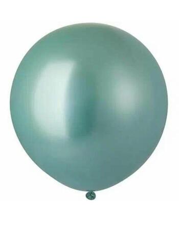 Большой латексный шар хром Зеленый купить в Новосибирске | Wonderball-project.ru