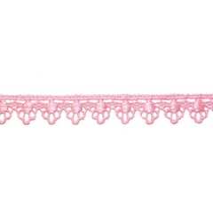 Кружево плетеное, ш. 1,8 см, розовый
