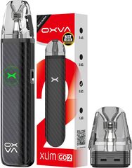 OXVA Xlim Go 2 Vape Pod Kit - Black Carbon (3ml, 0.8ohm)