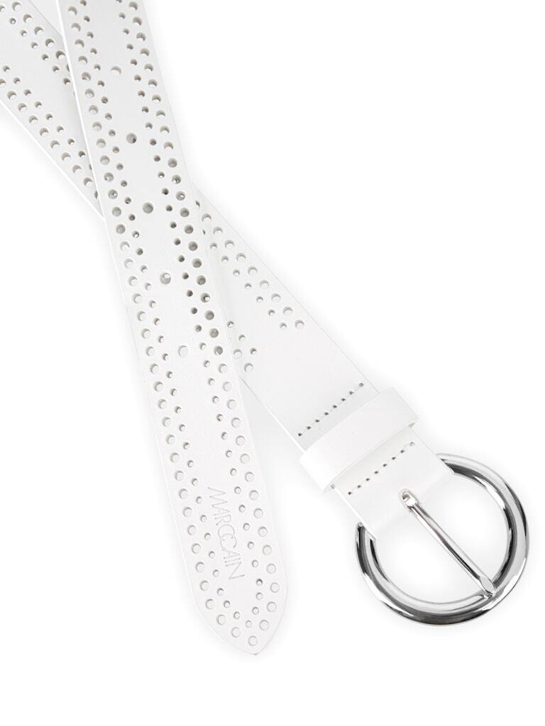 Marc Cain Ремень кожаный перфорированный