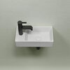 Ceramica Nova Element CN6051RMW Умывальник подвесной прямоугольный (чаша справа, отверстие под смеситель слева), 41.7x21.7, цвет: белый