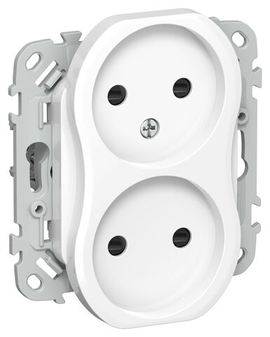 FLITE Роз. 2-я без з/к с з/ш б/к 10А РСш02-1-ФлБ бел. IEK