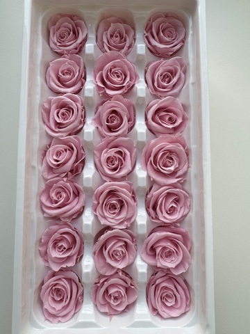 Роза 2-3 см класса Ягодно-розовый мусс (половина коробки-10шт)