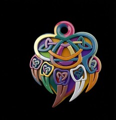 Силиконовый молд оберег 