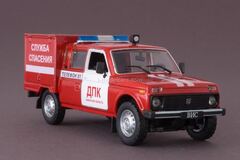 VAZ-2121 Niva VIS-294611 Rescue Service 1:43 DeAgostini Auto Legends USSR #253